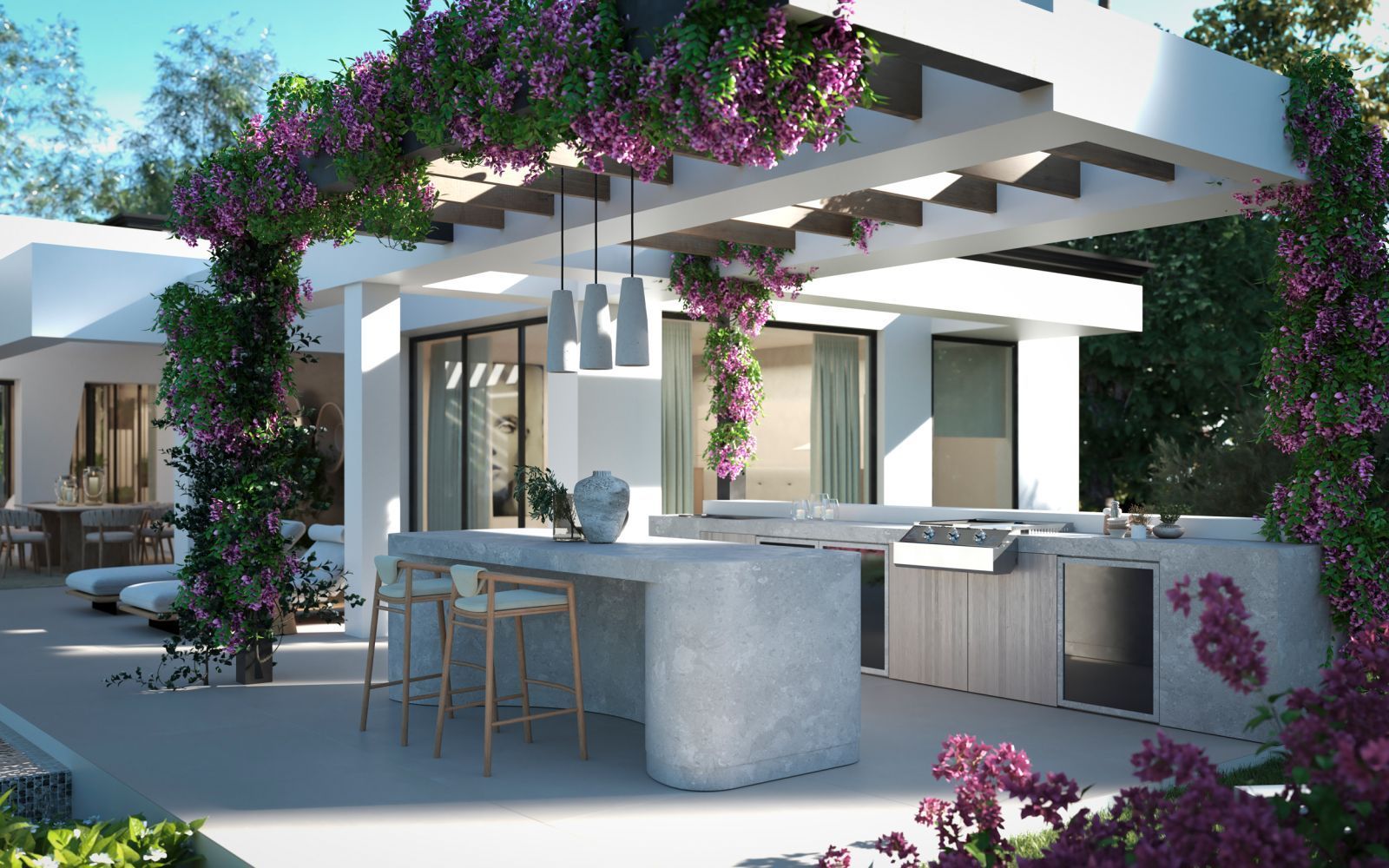 07 modern outdoor kitchen